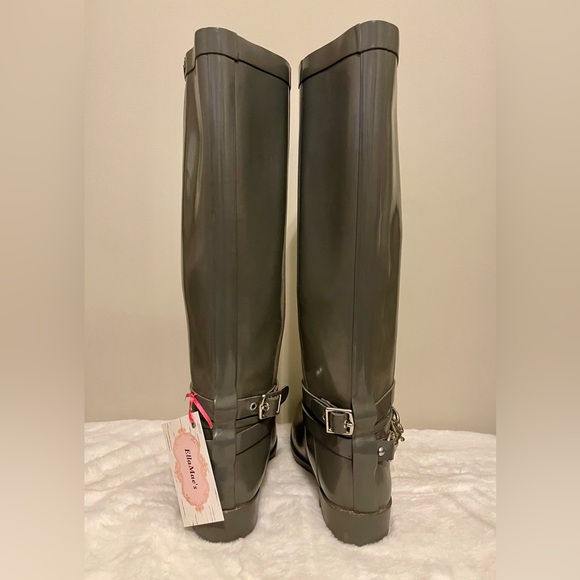 Coach Lori Heritage Boots Gray Silver Hardware. Sz 7B EUC! - Picture 3 of 7